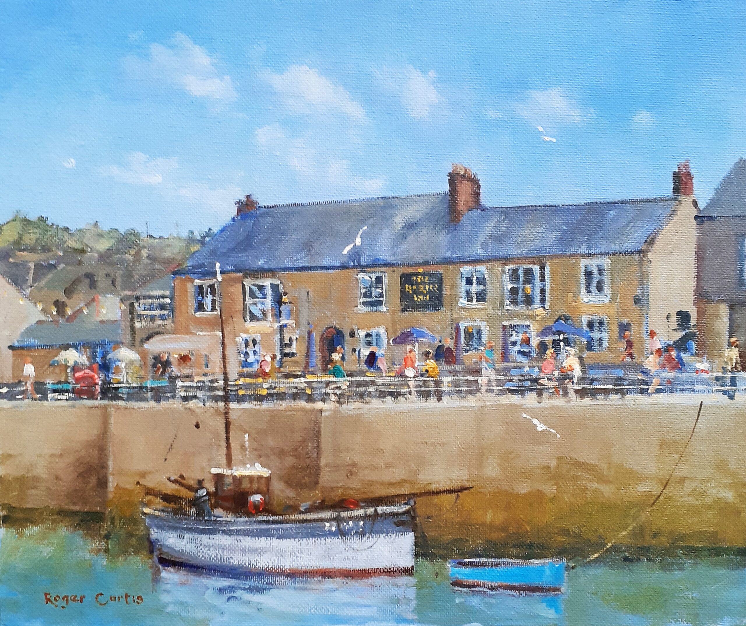 Roger Curtis - Towards The Harbour Inn