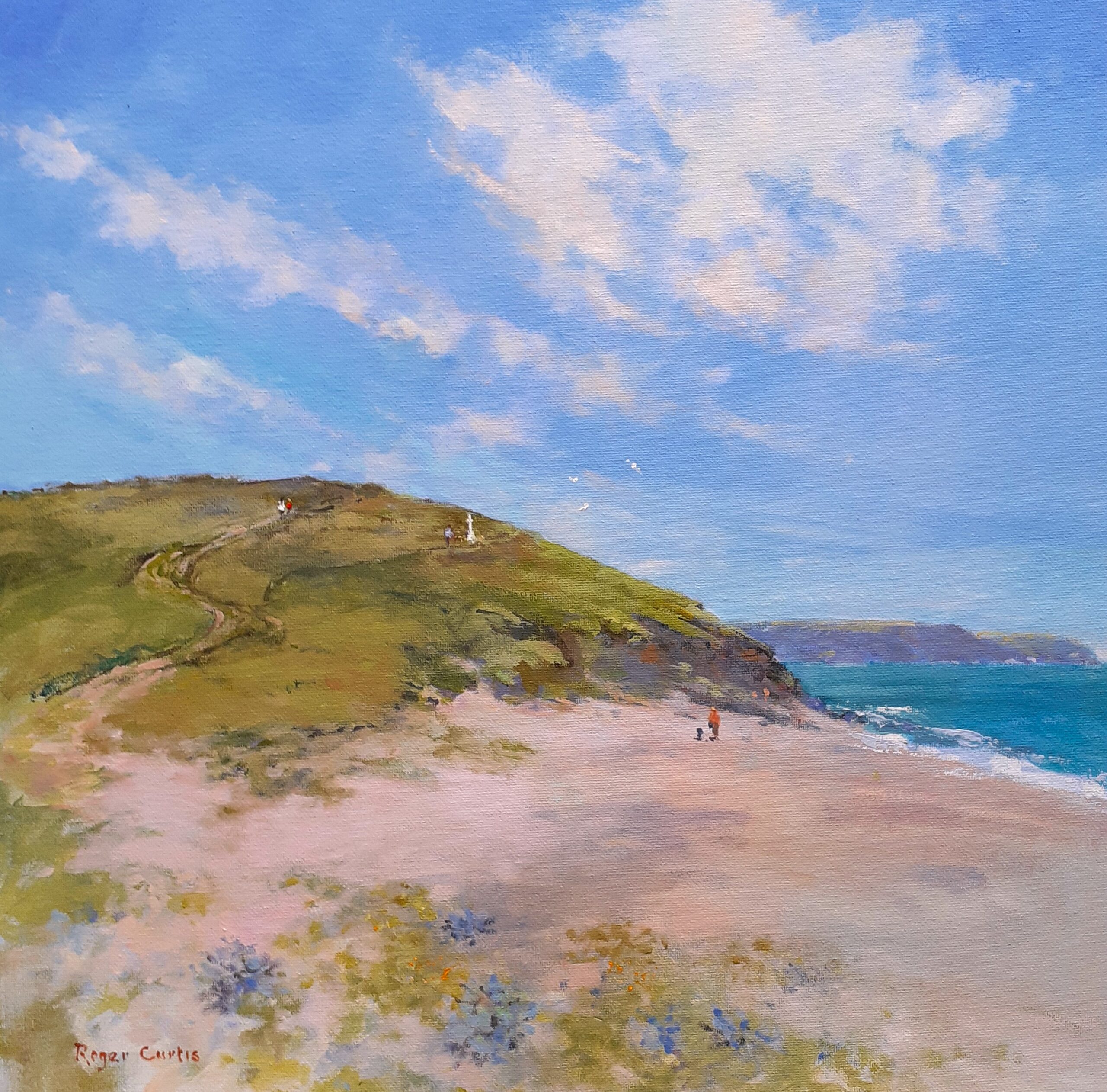 Roger Curtis - Towards The Monument, Loe Bar