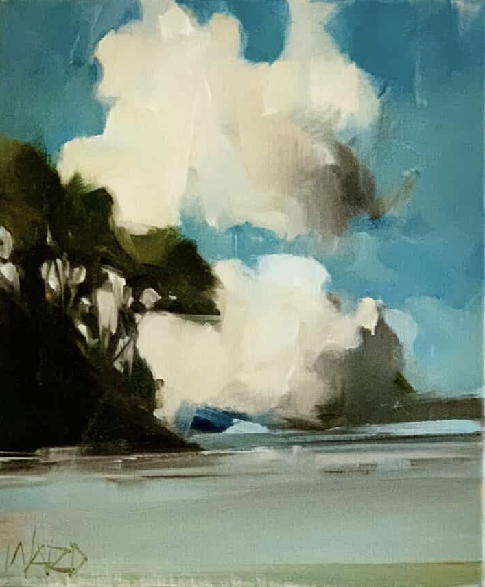 Phil Ward - Sloping Trees, Grebe