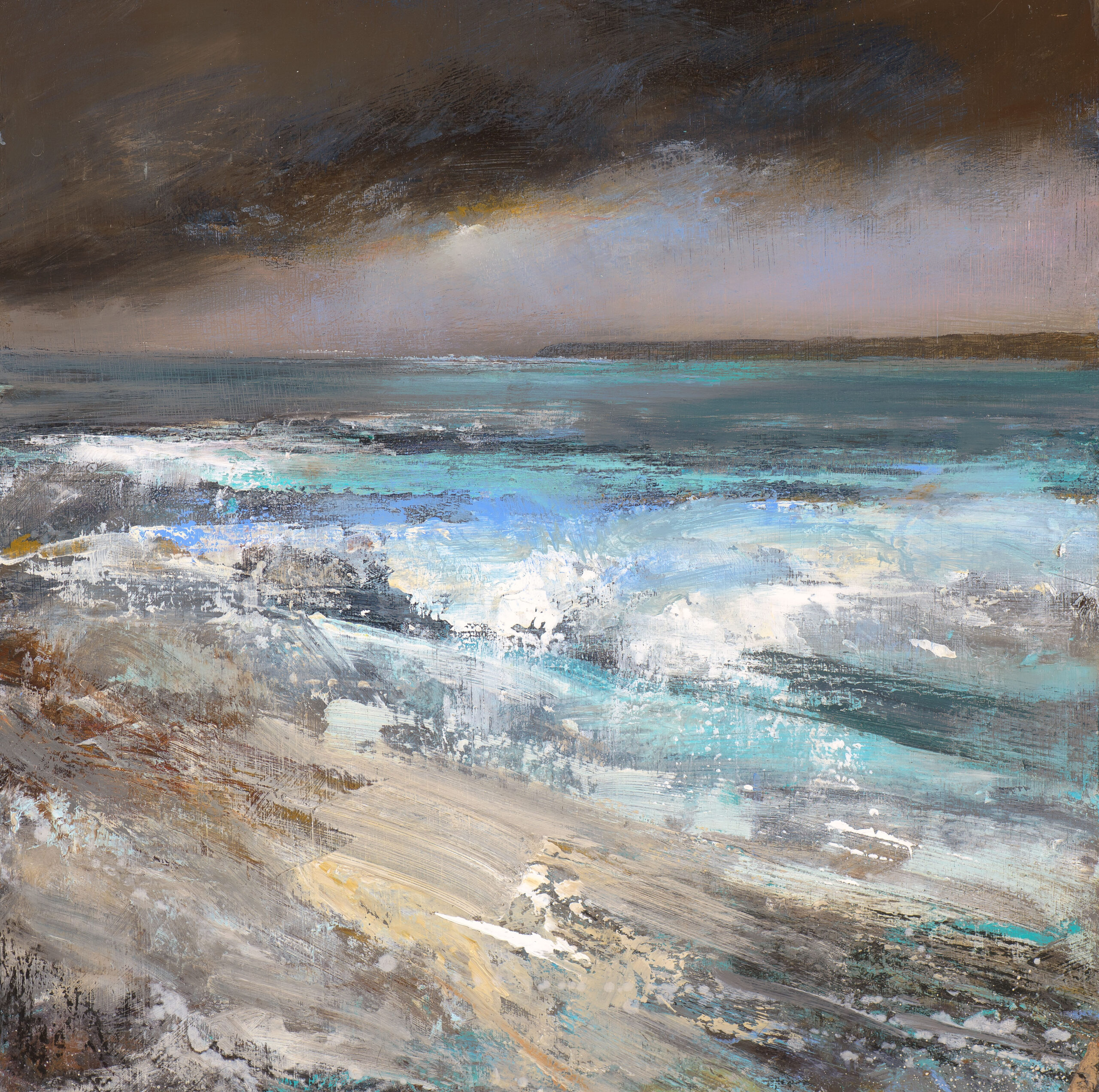 Amanda Hoskin - Winter Seas, Cornwall