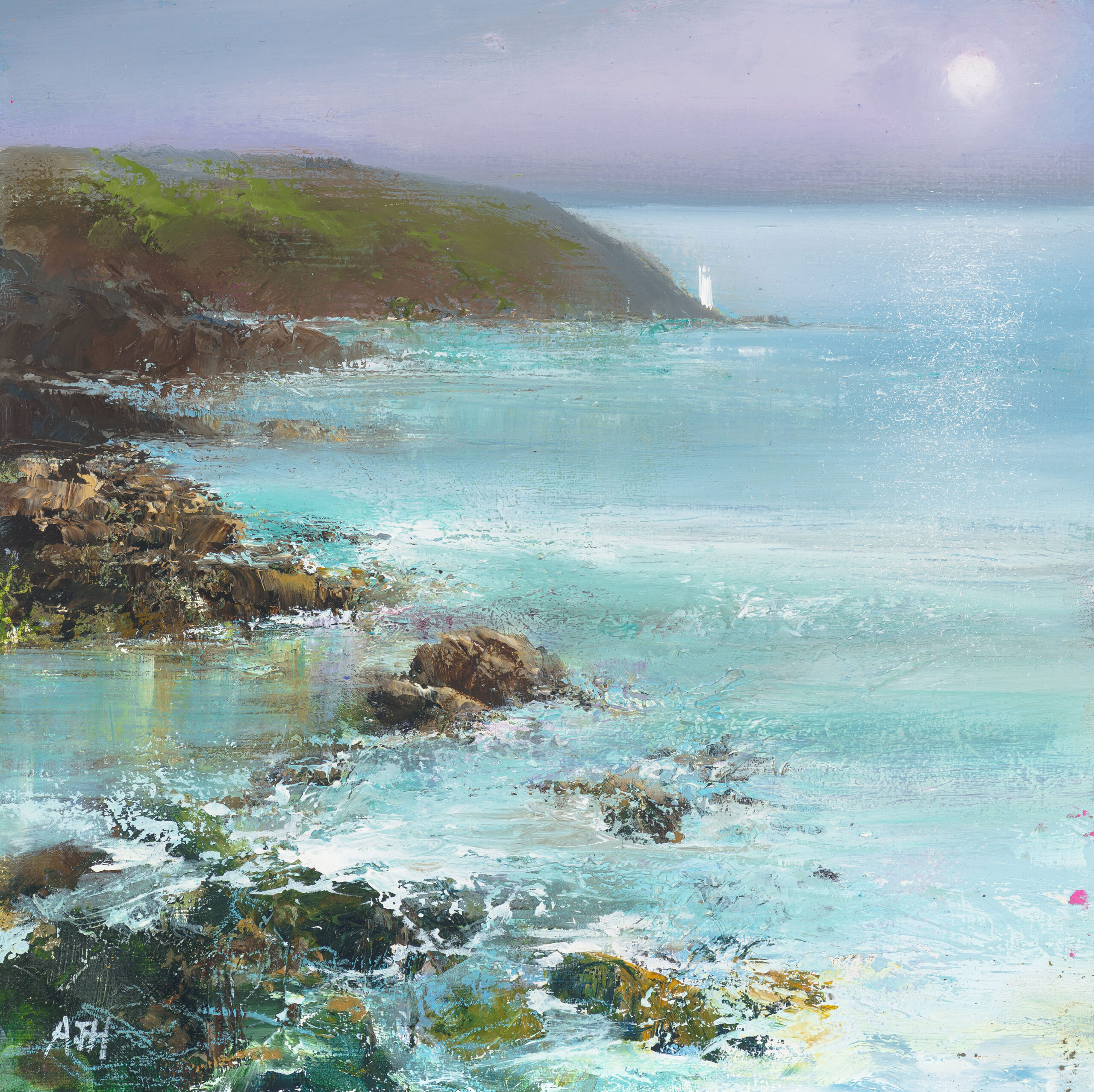 Amanda Hoskin - Shimmering Light Over St Anthony Lighthouse