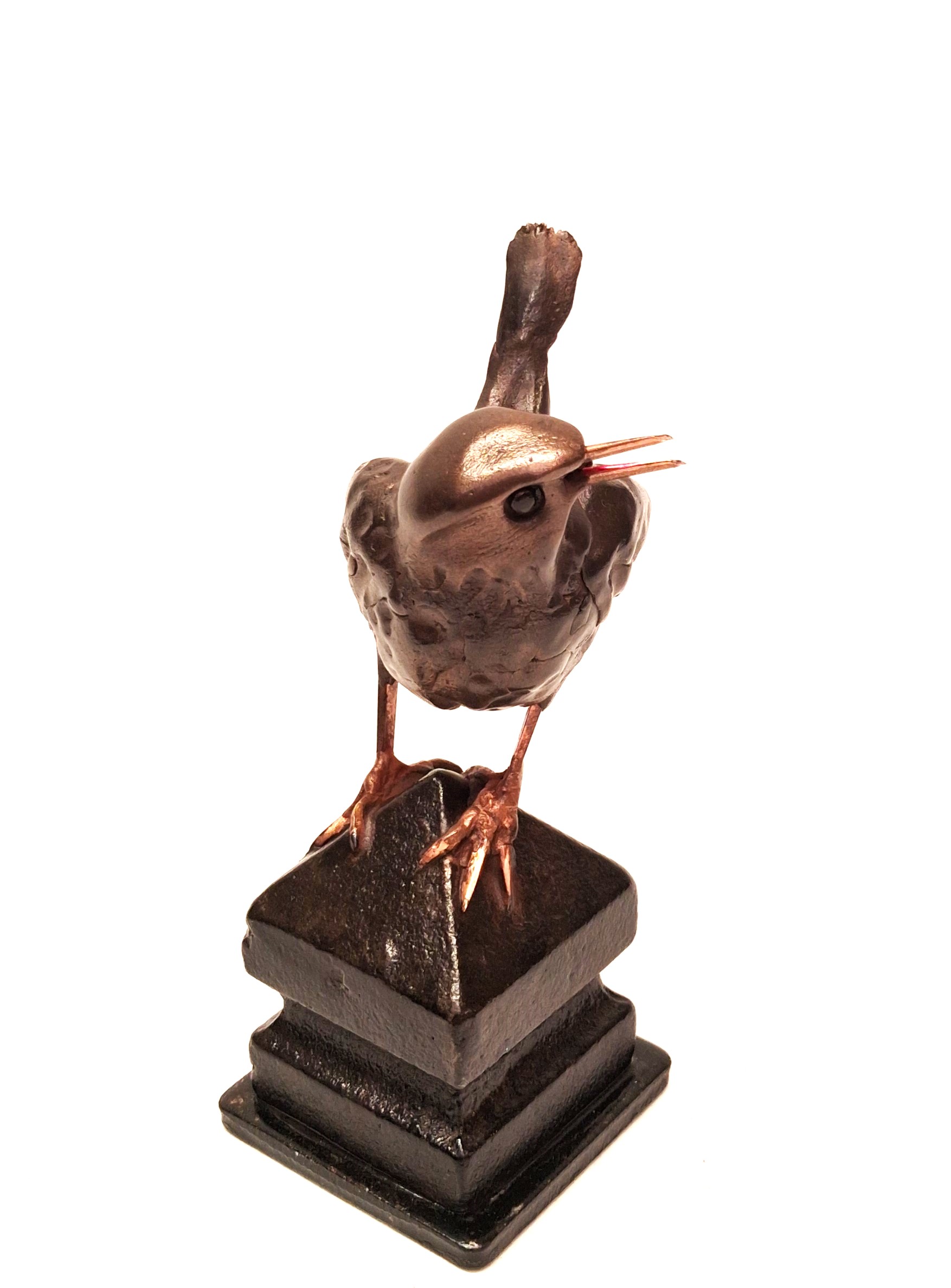 Robin Fox - Wren On Post Top (RF408)