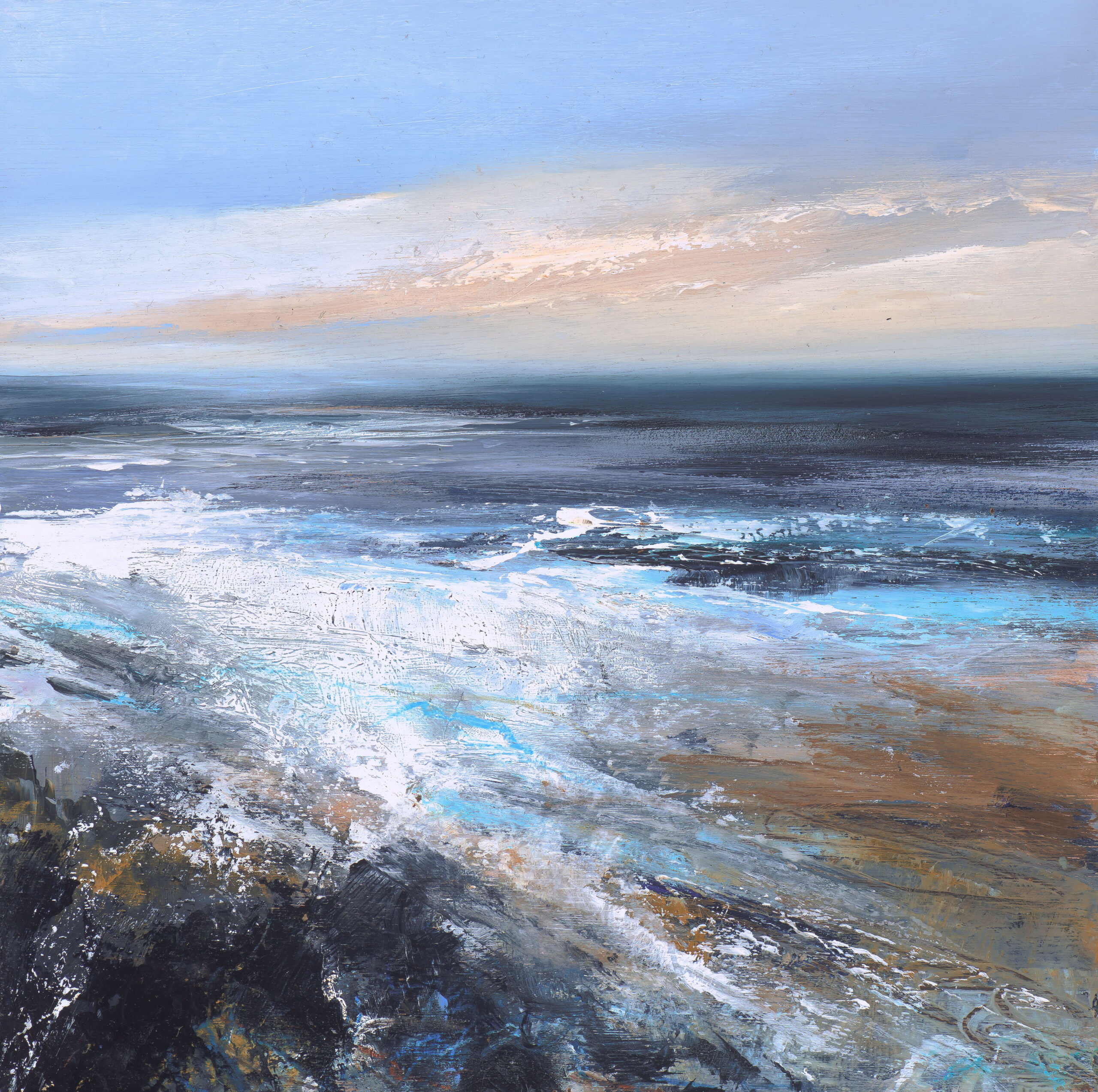 Amanda Hoskin - Abstract Colours, Falmouth Bay