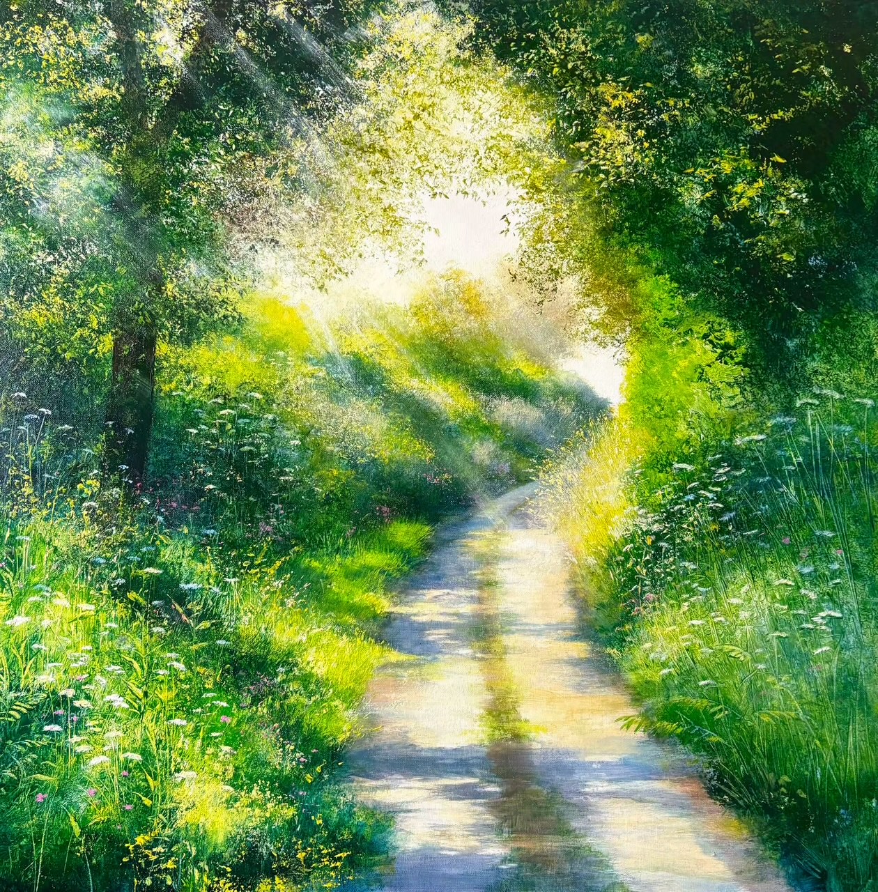 Heather Howe - A Golden Evening In The Lane