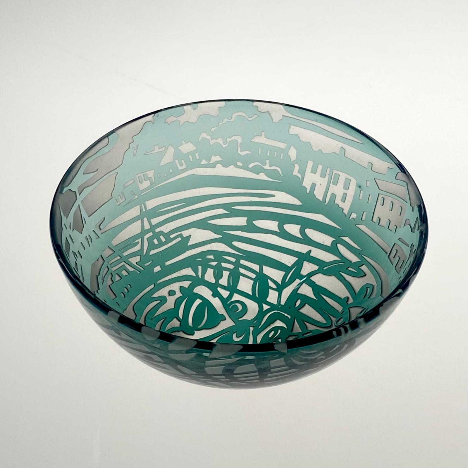 Louise Hawkins - Porthleven Harbour Bowl - Artist's Proof (LH6)