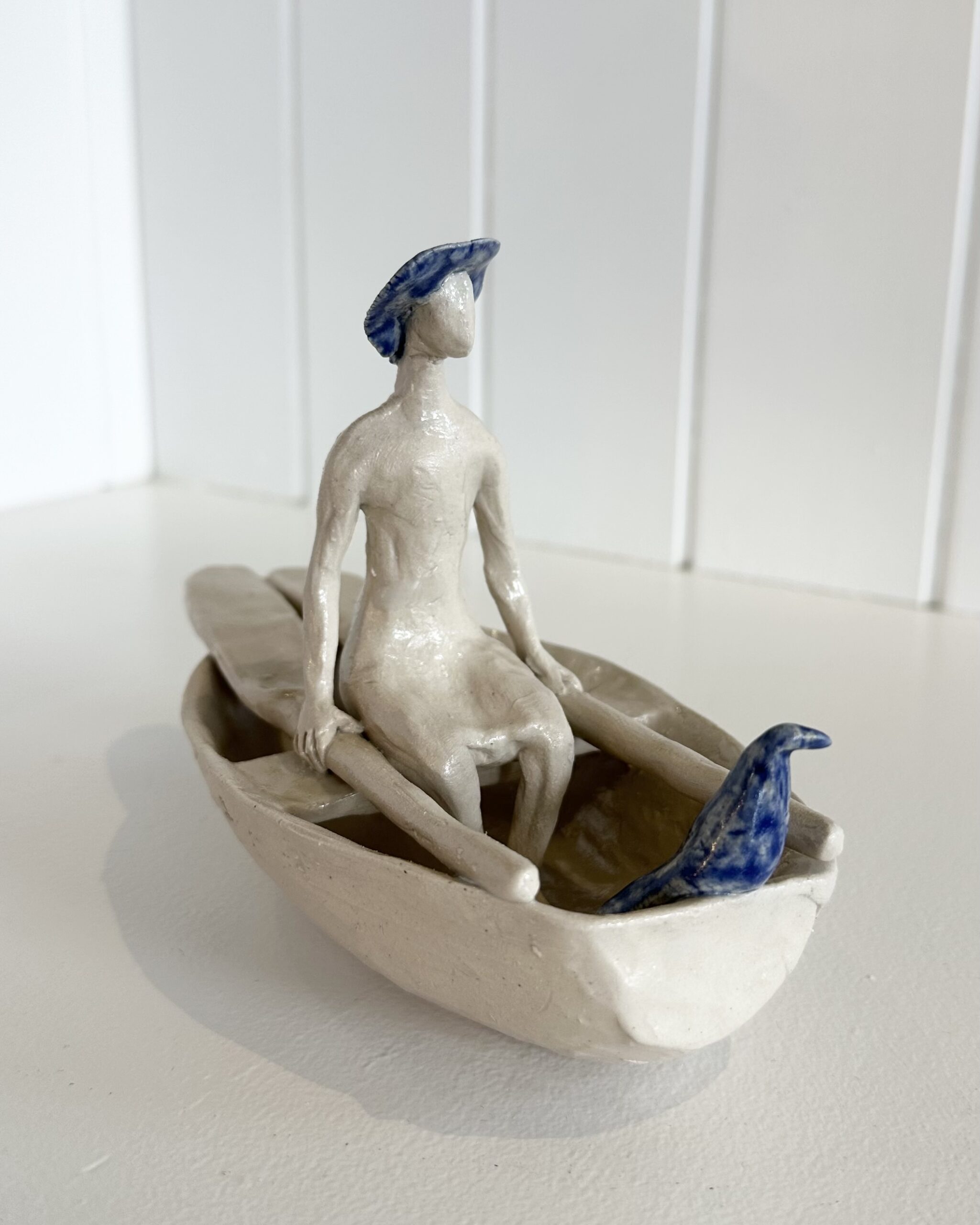 Sophie Howard - Woman & Bird In Boat (SH18)
