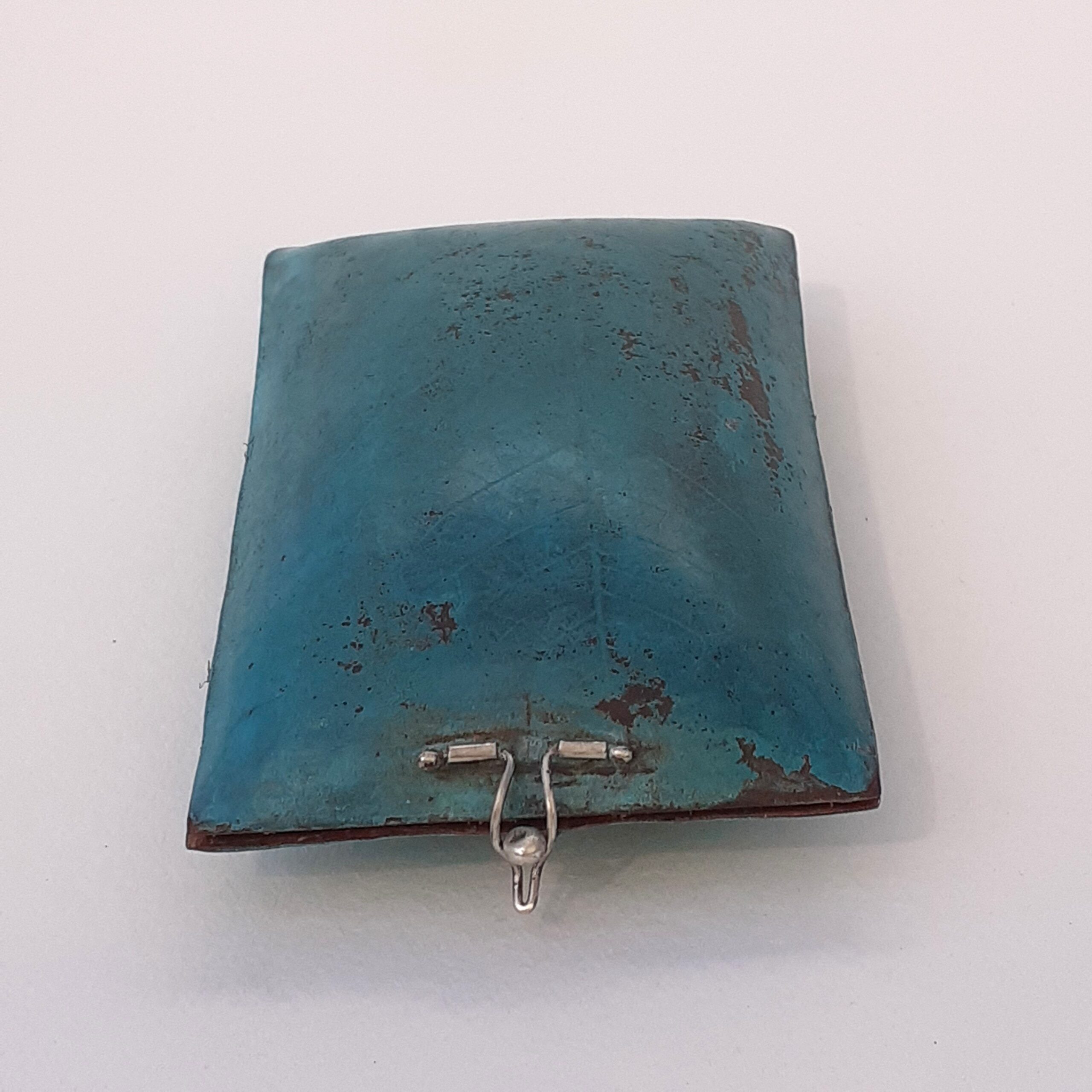 Rebecca Walklett - Copper rectangular box with Verdigris finish (RW29)
